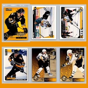 Jaromir Jagr Lot 6 Hockey Cards 1997 Collectors Choice Crash the Game Set NHL NM - Picture 1 of 8
