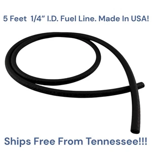 5 ft. Roll of 1/4" ID Fuel Line SAE 30R6 Lawn Mowers, Small Engines, Automotive - Picture 1 of 5
