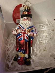 christopher radko ornament UK KICKERS Santa Weihnachten  - Bild 1 von 8