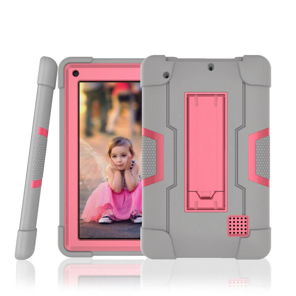 For RCA Voyager 7 Inch Tablet Case Hybrid Heavy Duty Shockproof Rugged Cover - Image 1 of 4