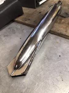 BMW Motorcycle R26/R27 Fishtail Muffler Original - Picture 1 of 3
