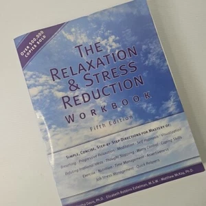 The Relaxation & Stress Reduction Workbook Anxiety Meditation Coping FREE POST* - Picture 1 of 11