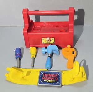 Mattel Handy Manny Talking Toolbox Singing Dancing 4 Tools + Belt - Works! - Picture 1 of 6