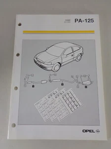 Parts catalogue/parts list PA 125 Opel exhaust systems status 07/2000 - Picture 1 of 1