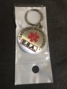 Offizielles "Emotional Support Animal" ESA rundes hängendes ID-Schild - (B18) - Bild 1 von 5