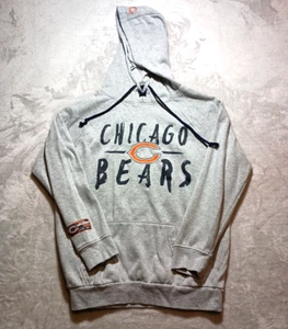Chicago Bears NFL Team Apparel Long Sleeve Hoodie Size Medium Preowned - Picture 1 of 11