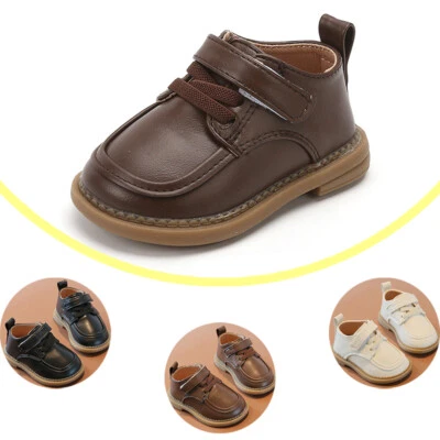 Niñas Niños Niños Pequeños Infantil Fiesta Boda Recién Nacido Caminar Suela Suave Zapatos EE. UU. Foto 1 de 4