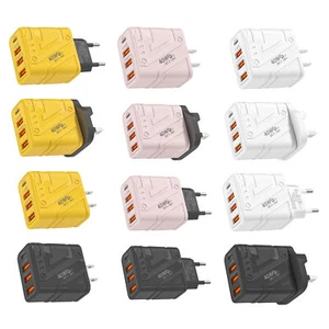 3-Port USB+Type C Wall Charger 40W USB Fast Quick Charge Power Adapter Plug - Photo 1 sur 20