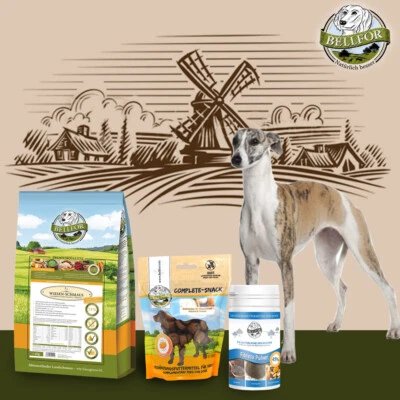 Bellfor Hundefutter Trocken Hunde Snack Gelenke & Knochen & Pulver Sparpaket 3x - Bild 1 von 4