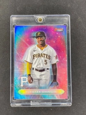 2023 Bowman's Best Termarr Johnson Astral Projections #AP-22 Pittsburgh Pirates - Image 1 of 2