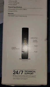 Modem kablowy NETGEAR z wbudowanym routerem WiFi (C6230) -AC1200 Prędkość WiFi DOCSIS - Zdjęcie 1 z 7