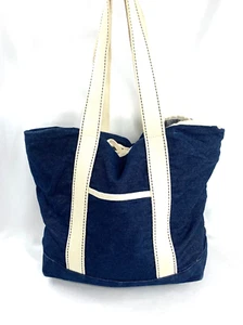 Unbranded Blue Denim Jeans Tote Shoulder Bag Purse Detachable Zip Pouch Included - Picture 1 of 9