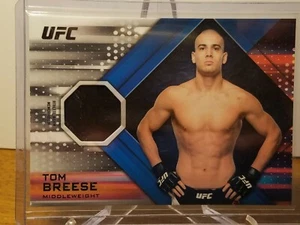 2019 Topps UFC Knockout #KR-TB TOM BREESE relic #/150, middleweight, MMA - Picture 1 of 2