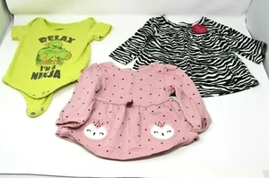 Lot of Baby Girl Clothes Size 3-6 Months Carter's/George/Nickelodeon 3 Pieces - Bild 1 von 4