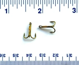 50 GT Super Strong 3X Bronze Treble Hooks size 14 - Picture 1 of 1