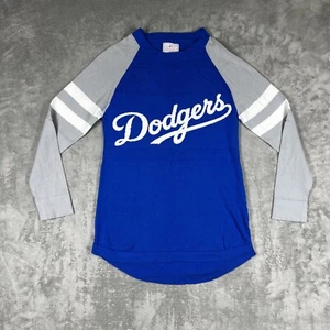Los Angeles Dodgers Christmas Crewneck Sweater Adult Size Small Slim Lightweight - Picture 1 of 13