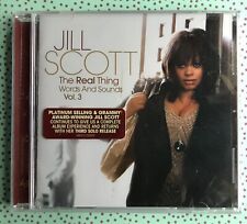Jill Scott THE REAL THING WORDS And SOUNDS Vol. 3 cd 2007 NEW!!