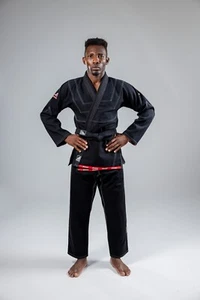 Brazilian Jiu Jitsu Gi BJJ Gi schwarz Kimono Grappling Gi Uniform hochwertig - Bild 1 von 8