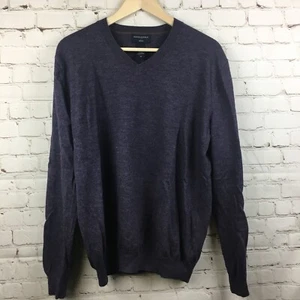 Banana Republic lila Merinowolle V-Ausschnitt Pullover Herren Gr. XL Bestand G1 - Bild 1 von 4