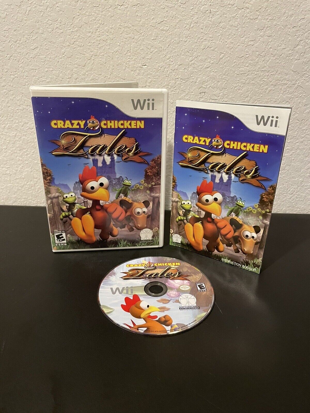 Crazy Chicken Tales (Nintendo Wii, 2010) CIB Ships NEXT Day! TESTED!