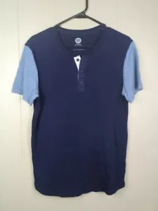 Express 111 T-shirt uomo small blu manica corta GUC - Foto 1 di 5