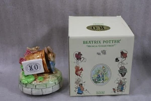 Beatrix Potter 1993 100 Years Peter Rabbit Schmid Music Box Plays Peter Cotton - Picture 1 of 9