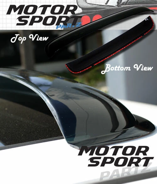 2.0mm Out-Channel Visor Sun Guard Sunroof 3pcs Pontiac Sunfire 2DR Coupe 1995-05 - Image 1 of 4