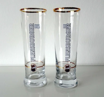 Flensburger Brauerei Bierglas - 0,25 l - 2 Stück - Bild 1 von 2