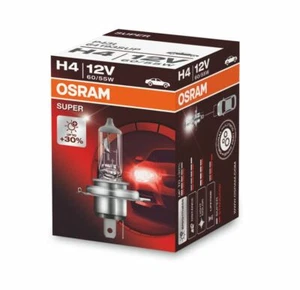 Bombilla de faro para un coche OSRAM 64193SUP SUPER H4 12V 60/55W P43t 30% más luz - Imagen 1 de 1