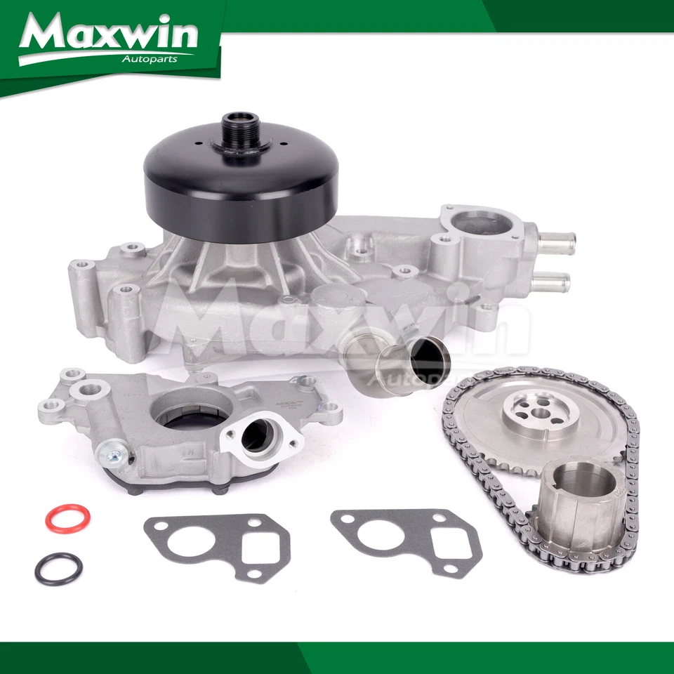 Timing Chain Kit Oil Water Pump Fit Chevrolet Silverado Express GMC Sierra 1500 - Image 1 of 4