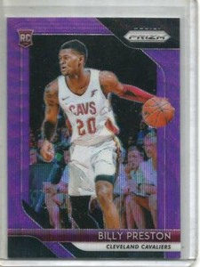 Billy Preston 18/19 Panini Prizm Purple Wave Prizm Rookie