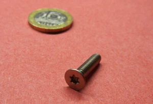 18-8 Stainless Torx Flat Head Machine Screw 8-32 x 3/4" Length, 50pcs - Picture 1 of 12