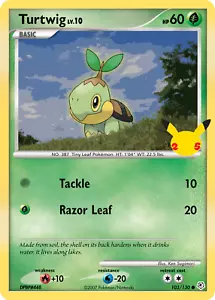 Turtwig (103/130) (Jumbo Card) [First Partner Pack] - Picture 1 of 6