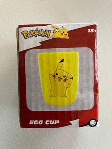 New Boxed Pokémon Pikachu yellow egg cup ceramic - Picture 1 of 9