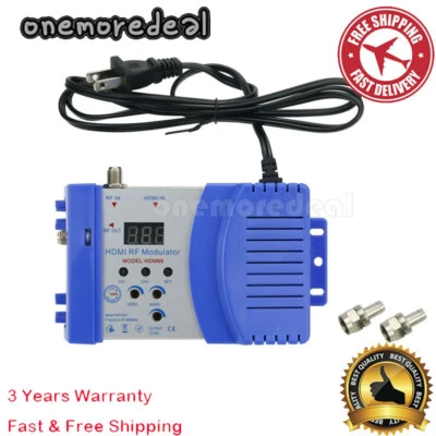 Seebest HDM68 HDMI RF Modulator 1-Way HDMI To RF Converter 96 Adjustable Output - Image 1 of 4