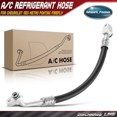 A/C Refrigerant Discharge Line for Chevy Geo Metro Pontiac Firefly Suzuki Swift - Image 1 of 4