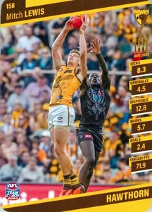 2024 Hawthorn Hawks AFL TeamCoach Card - Mitch Lewis - Picture 1 of 3