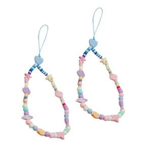 2 Pcs Chaîne De Téléphonie Mobile Dames Lanière Téléphone Portable - Zdjęcie 1 z 12