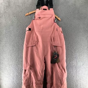 Rossignol Women's Size XL Relaxed Bib Pink Ski Snowboard Pants - Picture 1 of 20