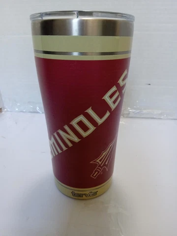 Florida State seminoles 20oz Stainless Steel Tumbler Made by tervis with logo Cover