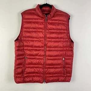 Michael Kors Quilted-Nylon Vest Mens XL Lightweight Down Red - Picture 1 of 12