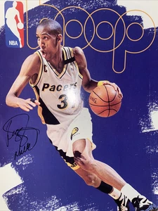 reggie miller autograph Signed Hoops Magazine Pacers NBA - Picture 1 of 4