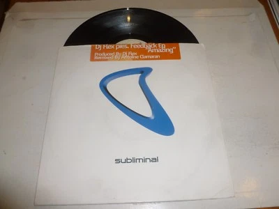 DJ FLEX presents FEEDBACK EP - Amazing - 2003 UK 2-track 12" Vinyl Single  - Imagem 1 de 4
