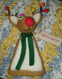 NEU FILZ SO GUT® - FRECHER RUDOLPH TOPPER - FILZDEKORATION - FAIRER HANDEL/ÖKO - Bild 1 von 4