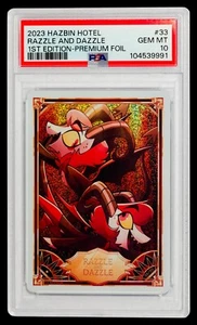 Hazbin Hotel 1. Edition Foil RAZZLE AND DAZZLE GEM MINT PSA 10 - POP 5/0! - Bild 1 von 3