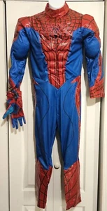Disney Store Spiderman Muscle Suit Costume Glove Marvel Avengers Halloween Kids - Picture 1 of 10