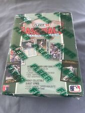 1992 FLEER BASEBALL Factory Sealed Box 36 Packs