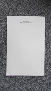 HIGHLANDS STATIONERY 1940s RESIDENCE OF CIA DIRECTOR ALLEN DULLES - Bild 1 von 1