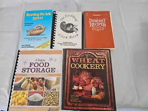 Survival Prepping Books Lot 5 Food Storage Wheat Ark Pantry Deseret Recipes - Picture 1 of 20