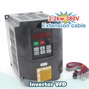 Convertidor CNC 2,2 KW 380V HY husillo VFD control de velocidad frecuencia 6A 3 hp - Imagen 1 de 6